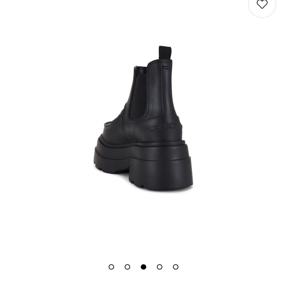 Alexander Wang Black Platform Ankle Boots - Picture 4 of 7